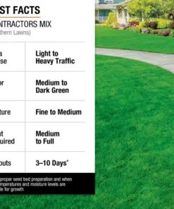 Vigoro 20 lbs. Contractor's Grass Seed Southern Mix with Water Saver Seed Coating -Outdoor Plant Life vigoro grass seed 25692 1f 1000