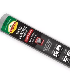 Vigoro 6 ft. x 100 ft. 2 oz. Black Flatbond (Non-Woven) Weed Barrier -Outdoor Plant Life vigoro landscape fabric 46617 a0 1000