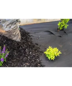 Vigoro 4 ft. x 100 ft. Weed Barrier Landscape Fabric -Outdoor Plant Life vigoro landscape fabric nmv04100b 1f 1000