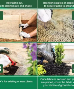 Vigoro 3 ft. x 24 ft. 100% Natural Burlap Landscape Fabric 25 Vigoro 3 ft. x 24 ft. 100% Natural Burlap Landscape Fabric -Outdoor Plant Life vigoro landscape fabric nmvb0324 fa 1000