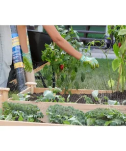 Vigoro 14 ft. x 14 ft. Polypropylene Bird Block Netting and Barrier -Outdoor Plant Life vigoro landscape fabric nmvbb1414 44 1000