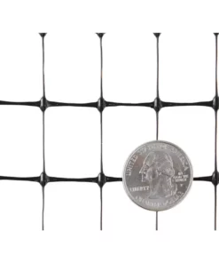 Vigoro 7 ft. x 100 ft. Polypropylene Deer Block Netting Barrier, UV Treated (5-Pack) -Outdoor Plant Life vigoro landscape fabric nmvdb07100h 5pk 66 1000