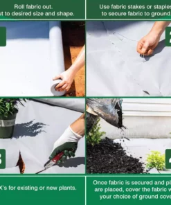 Vigoro 4 ft. x 100 ft. Matrix Grid Landscape Weed Control Fabric -Outdoor Plant Life vigoro landscape fabric vpnm410085 a0 1000