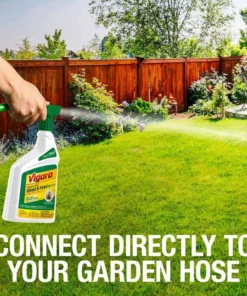 Vigoro 32 oz. 7,500 sq. ft. Spring Ready-to-Spray Concentrate Weed and Feed Lawn Fertilizer -Outdoor Plant Life vigoro lawn fertilizers hg 52511 2 76 1000