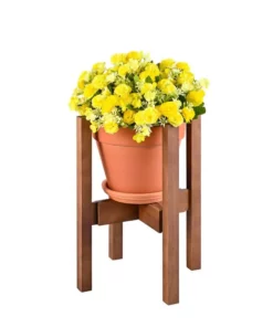 Vigoro Wood Open Frame Plant Stand -Outdoor Plant Life vigoro plant stands 710129910 44 1000