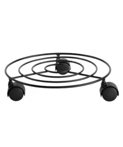 Vigoro 10 in. OPP Metal Wire Plant Caddy -Outdoor Plant Life vigoro planter caddies 710266500 4f 1000