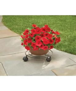 Vigoro 10 in. OPP Metal Wire Plant Caddy