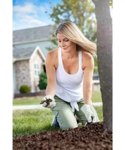 Vigoro 37.5 cu. ft. Brown Recycled Rubber Mulch (25 Bags) -Outdoor Plant Life vigoro rubber mulch gn15bn25 fa 1000