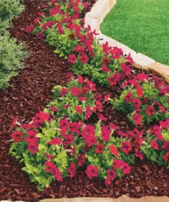 Vigoro 37.5 cu. ft. Red Recycled Rubber Mulch (25 Bags) -Outdoor Plant Life vigoro rubber mulch gn15rd25 c3 1000