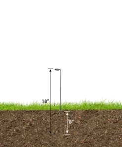 Vigoro 18 in. H x 1.50 in. W Steel Plant Prop -Outdoor Plant Life vigoro tomato cages 611872 hd 4f 1000