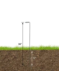 Vigoro 36 in. H x 2.24 in. W Metal Plant Prop 15 Vigoro 36 in. H x 2.24 in. W Metal Plant Prop -Outdoor Plant Life vigoro tomato cages 613672 hd c3 1000
