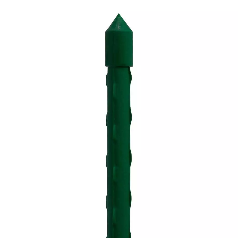 Vigoro 6 ft. Green Colored Steel Core Garden Stake 9 Vigoro 6 ft. Green Colored Steel Core Garden Stake - Image 7