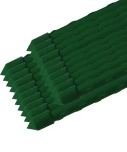 Vigoro 6 ft. Green Colored Steel Core Garden Stake 20 Vigoro 6 ft. Green Colored Steel Core Garden Stake -Outdoor Plant Life vigoro tomato cages st6vg 76 1000