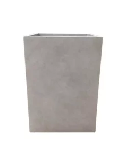 KANTE 19 in. H Square Weathered Concrete/Fiberglass Indoor Outdoor Modern Seamless Planter -Outdoor Plant Life weathered concrete kante plant pots osf0007c c80021 2 c3 1000