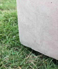 KANTE 23 in. L Rectangular Weathered Concrete/Fiberglass Indoor Outdoor Elegant Long Planter -Outdoor Plant Life weathered concrete kante plant pots osf0104a c80021 2 1f 1000