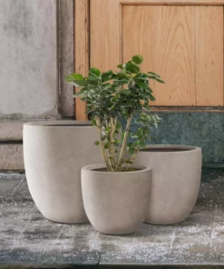 KANTE 22.4", 20.4" and 18.1"H Round Weathered Finish Concrete Planters Set of 3, Outdoor Indoor w/Drainage Hole & Rubber Plug 14 KANTE 22.4", 20.4" and 18.1"H Round Weathered Finish Concrete Planters Set of 3, Outdoor Indoor w/Drainage Hole & Rubber Plug -Outdoor Plant Life weathered concrete kante plant pots rc0153bcd c80021 2 66 1000
