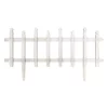 Vigoro 12 in. H White Classic Picket Style Plastic Garden Fence 1 Vigoro 12 in. H White Classic Picket Style Plastic Garden Fence -Outdoor Plant Life white plastic resin vigoro garden fencing 51502 64 1000