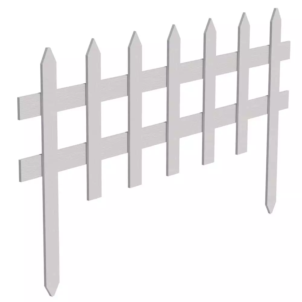 Vigoro 36 in. Wood Picket Garden Fence 3 Vigoro 36 in. Wood Picket Garden Fence